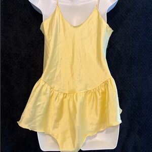 Vintage Ralph Montenero Yellow Lingerie Romper